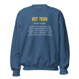 Vet Tech Definition Unisex Crewneck Sweatshirt-I love Veterinary