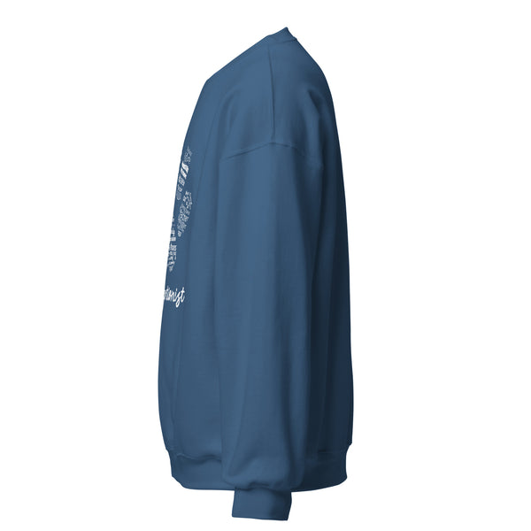 Vet Receptionist Pawprint Unisex Crewneck Sweatshirt-I love Veterinary