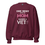 The best kind of Mom raises a Veterinarian Unisex Crewneck Sweatshirt-I love Veterinary