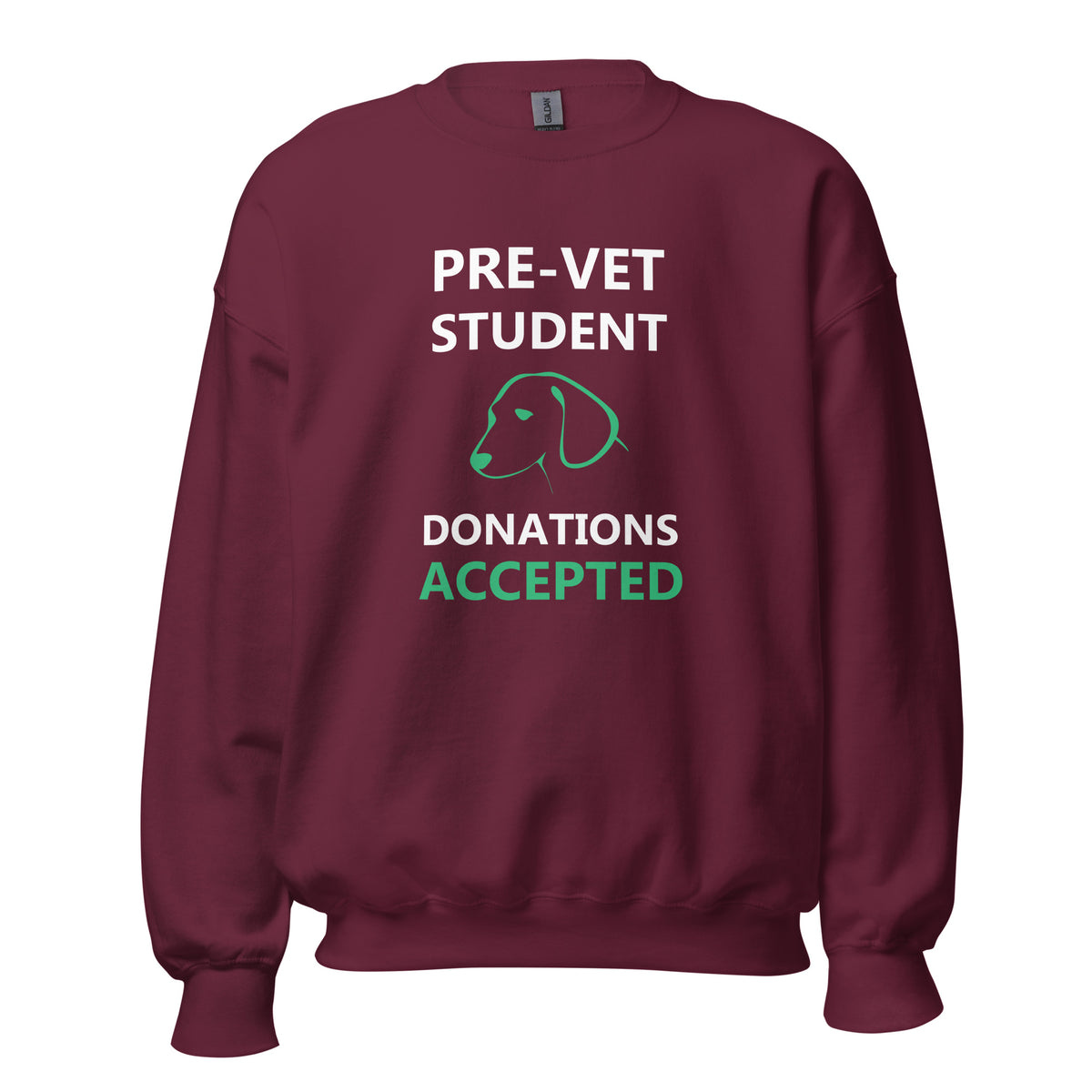 Pre - Vet Student Unisex Crewneck Sweatshirt-I love Veterinary