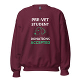 Pre - Vet Student Unisex Crewneck Sweatshirt-I love Veterinary