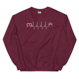 Animal Love Beat Unisex Crewneck Sweatshirt-I love Veterinary