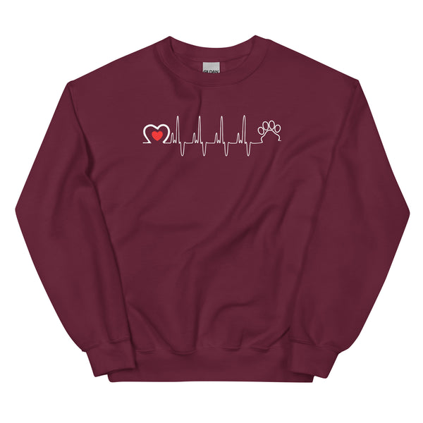 Animal Love Beat Unisex Crewneck Sweatshirt-I love Veterinary