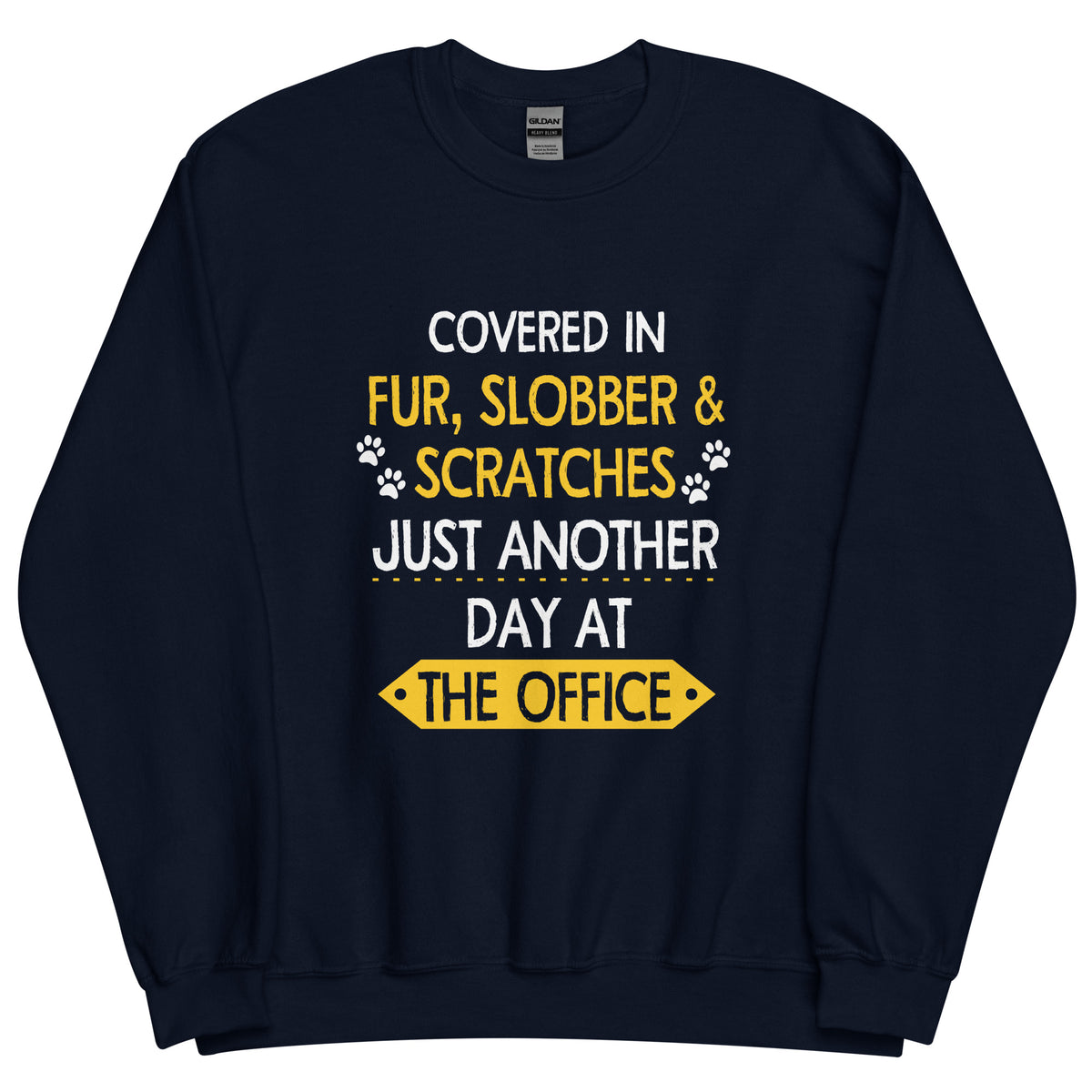 Fur, Slobber, Scratches Unisex Crewneck Sweatshirt-Unisex Crewneck Sweatshirt | Gildan 18000-I love Veterinary