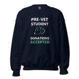 Pre - Vet Student Unisex Crewneck Sweatshirt-I love Veterinary