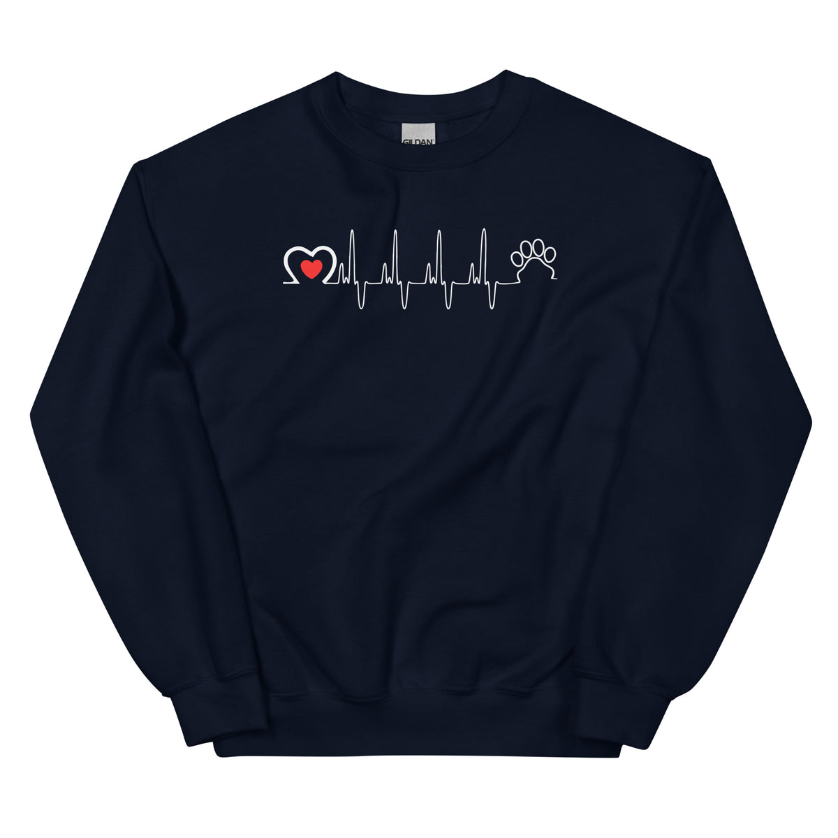 Animal Love Beat Unisex Crewneck Sweatshirt-I love Veterinary
