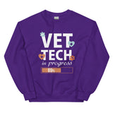 Vet Tech in Progress Unisex Crewneck Sweatshirt-I love Veterinary