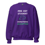 Pre - Vet Student Unisex Crewneck Sweatshirt-I love Veterinary