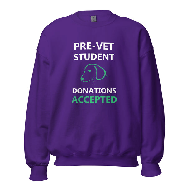 Pre - Vet Student Unisex Crewneck Sweatshirt-I love Veterinary
