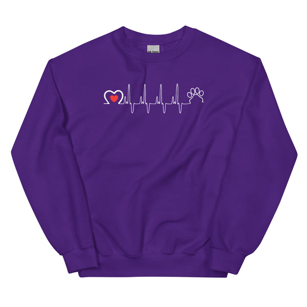 Animal Love Beat Unisex Crewneck Sweatshirt-I love Veterinary
