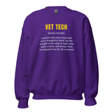 Vet Tech Definition Unisex Crewneck Sweatshirt-I love Veterinary