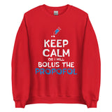 Bolus The Propofol Unisex Crewneck Sweatshirt-I love Veterinary