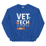 Vet Tech in Progress Unisex Crewneck Sweatshirt-I love Veterinary