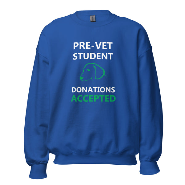 Pre - Vet Student Unisex Crewneck Sweatshirt-I love Veterinary