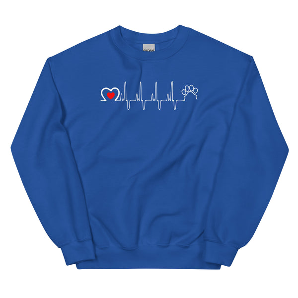 Animal Love Beat Unisex Crewneck Sweatshirt-I love Veterinary