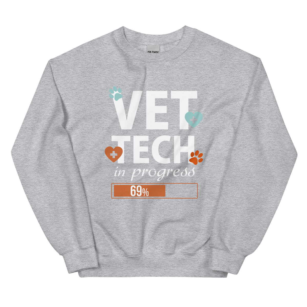 Vet Tech in Progress Unisex Crewneck Sweatshirt-I love Veterinary