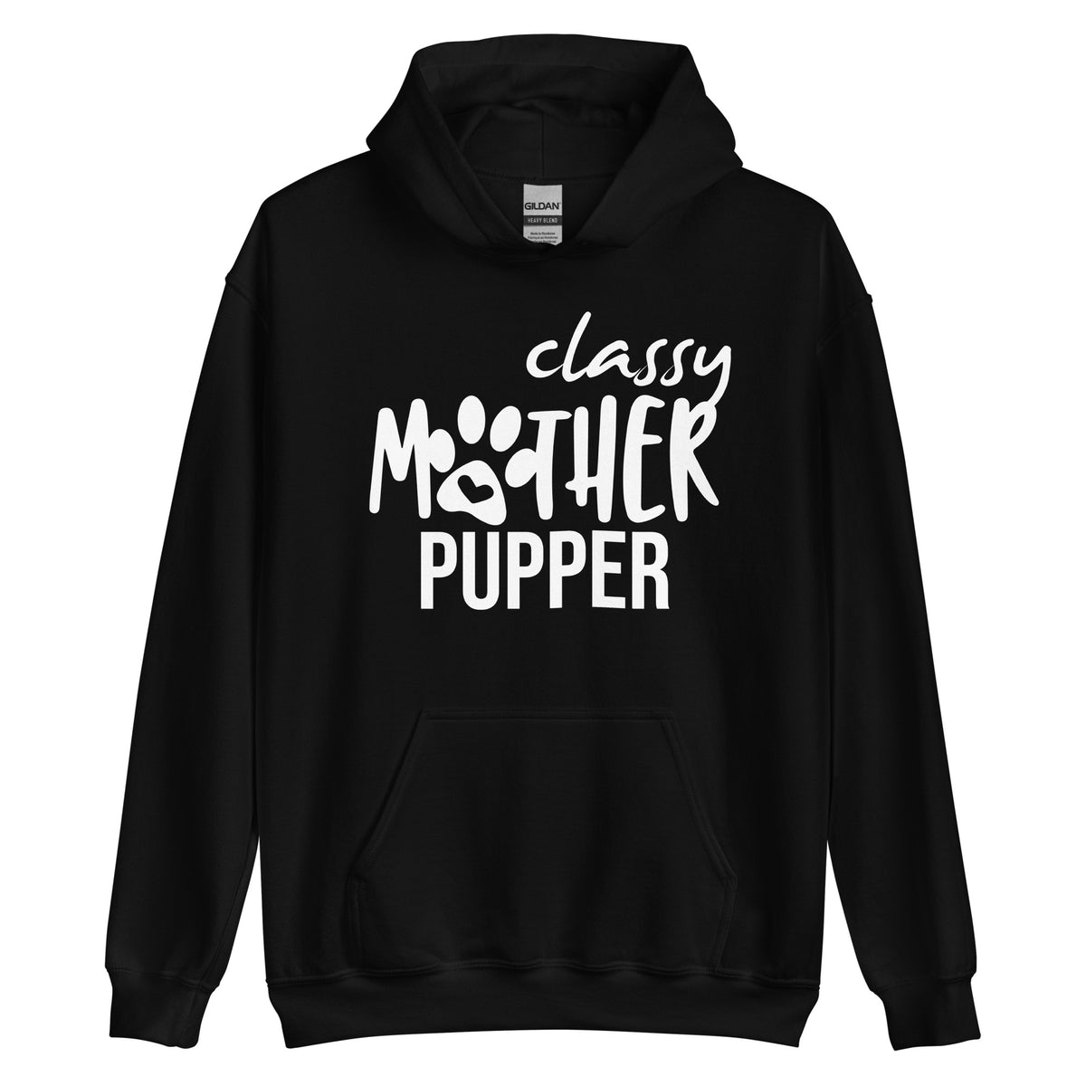 Classy mother pupper Unisex Hoodie-Unisex Hoodie | Gildan 18500-I love Veterinary