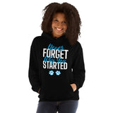 Never forget why you started Unisex Hoodie-Unisex Hoodie | Gildan 18500-I love Veterinary