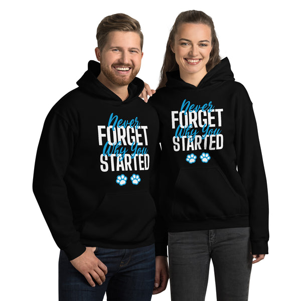 Never forget why you started Unisex Hoodie-Unisex Hoodie | Gildan 18500-I love Veterinary