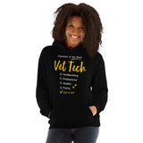 Checklist of the best Vet Tech Unisex Hoodie-Unisex Hoodie | Gildan 18500-I love Veterinary