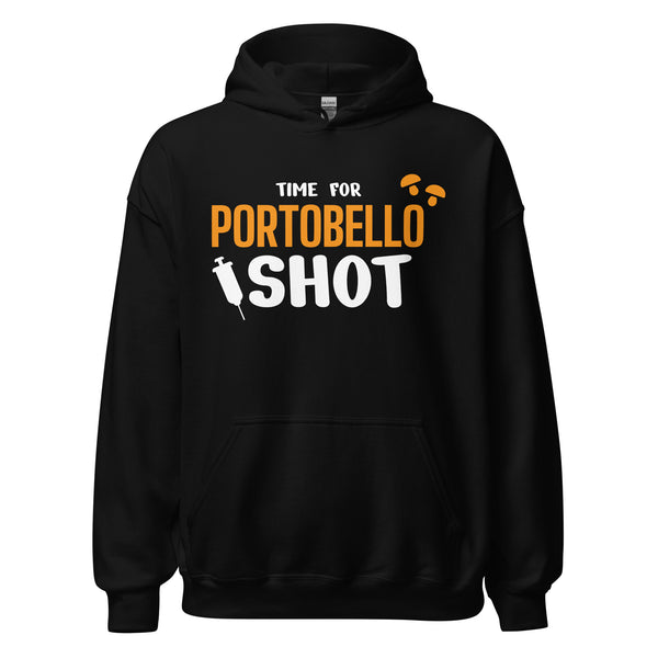 Time for Portobello shot Unisex Hoodie-Unisex Hoodie | Gildan 18500-I love Veterinary