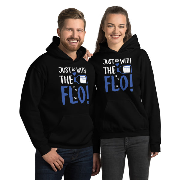 Just go with the Flo! Unisex Hoodie-Unisex Hoodie | Gildan 18500-I love Veterinary