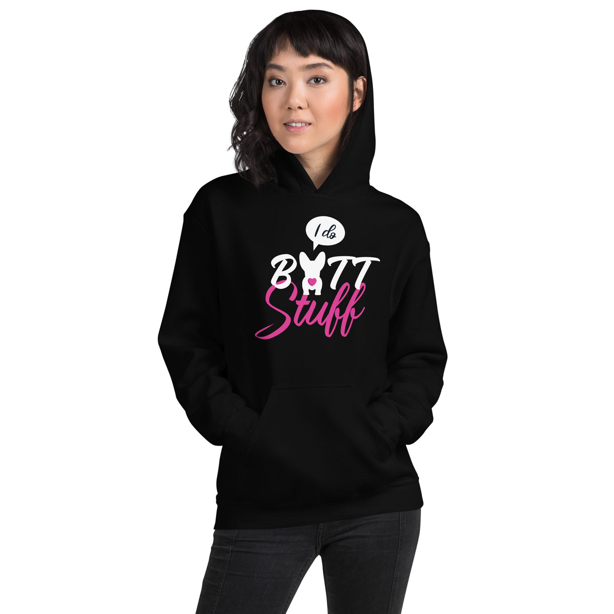 I do butt stuff Unisex Hoodie-Unisex Hoodie | Gildan 18500-I love Veterinary