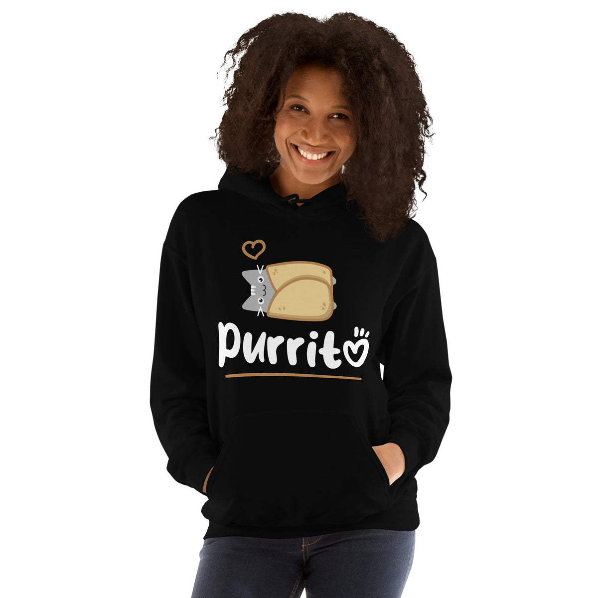 Purritto Unisex Hoodie-Unisex Hoodie | Gildan 18500-I love Veterinary