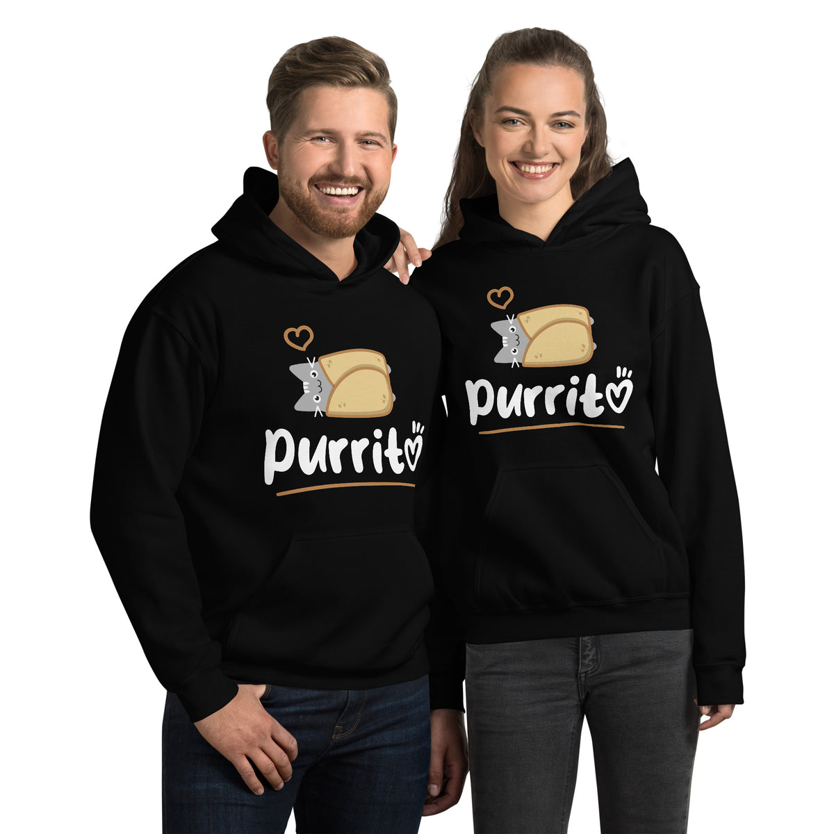 Purritto Unisex Hoodie-Unisex Hoodie | Gildan 18500-I love Veterinary