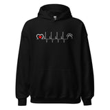 Animal Love Beat Unisex Hoodie-Unisex Hoodie | Gildan 18500-I love Veterinary