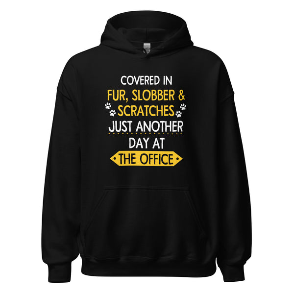 Fur, Slobber, Scratches Unisex Hoodie-Unisex Hoodie | Gildan 18500-I love Veterinary