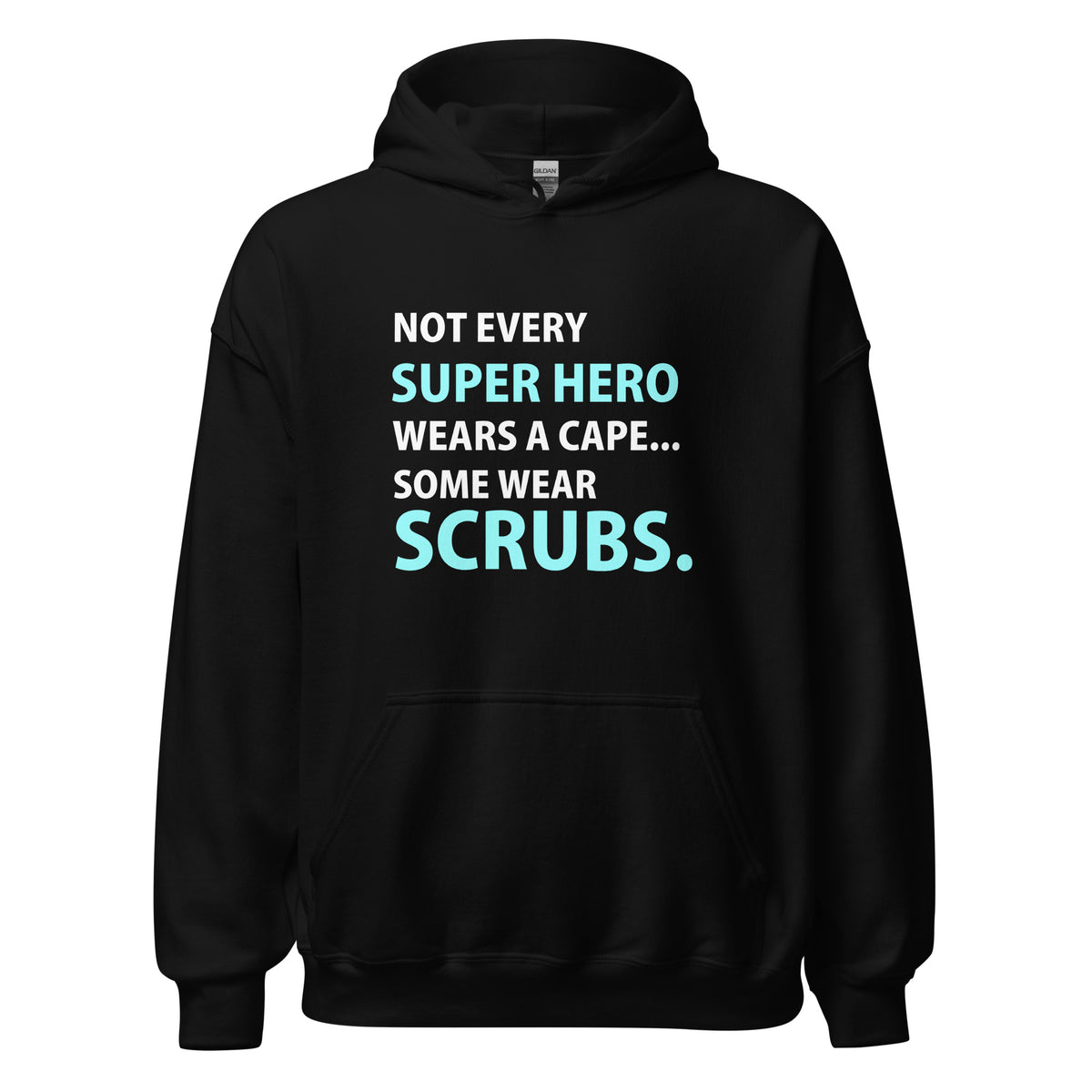 Not every super hero wears a cape Unisex Hoodie-Unisex Hoodie | Gildan 18500-I love Veterinary