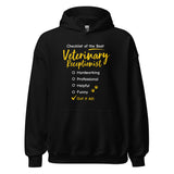 Veterinary Receptionist checklist Unisex Hoodie-I love Veterinary