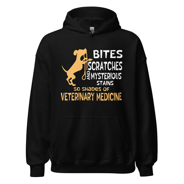 50 Shades of Veterinary Medicine Unisex Hoodie-I love Veterinary