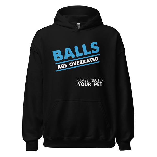 Veterinary - Balls are Overrated Unisex Hoodie-I love Veterinary