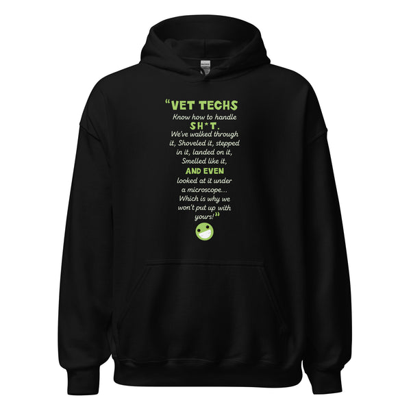Know how to handle it Unisex Hoodie-I love Veterinary