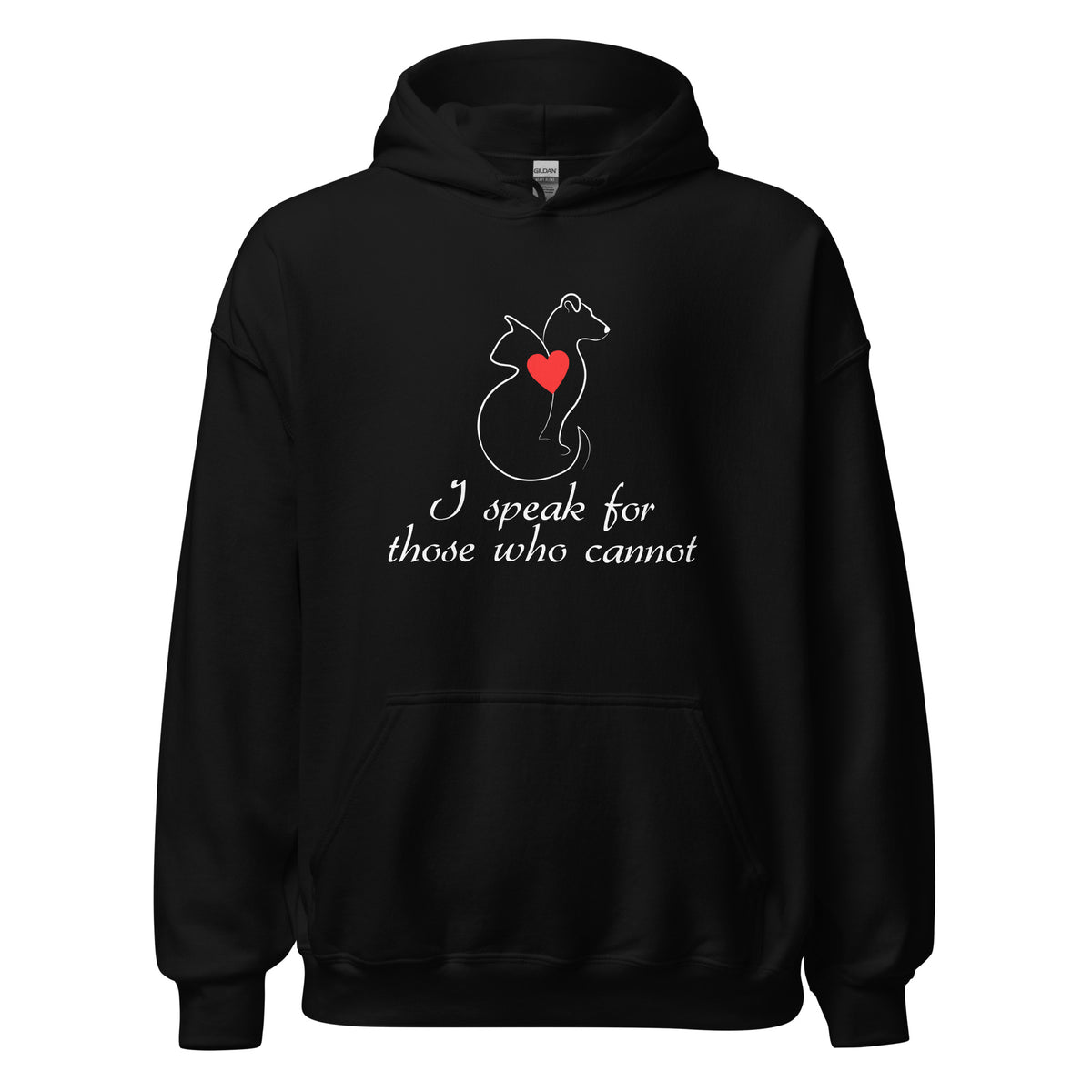 I speak for those who cannot Unisex Hoodie-I love Veterinary