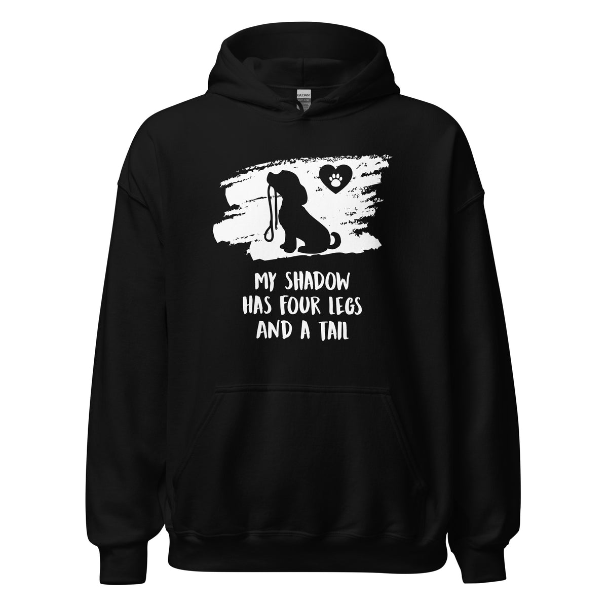 My shadow has four legs and a tail Unisex Hoodie-I love Veterinary