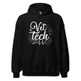 Vet Tech Stethoscope Pulse Unisex Hoodie-I love Veterinary