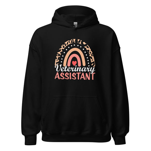 Veterinary Assistant Heart Unisex Hoodie-I love Veterinary
