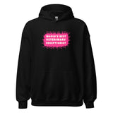 World's best veterinary receptionist color splash Unisex Hoodie-I love Veterinary