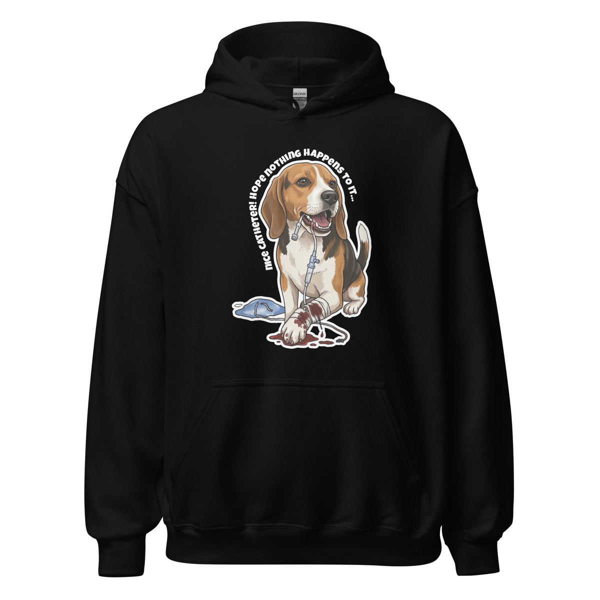 Nice catheter! Unisex Hoodie-I love Veterinary