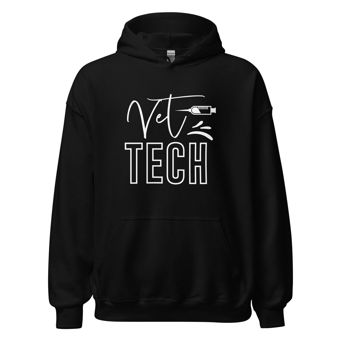 Vet Tech Needle Unisex Hoodie-I love Veterinary
