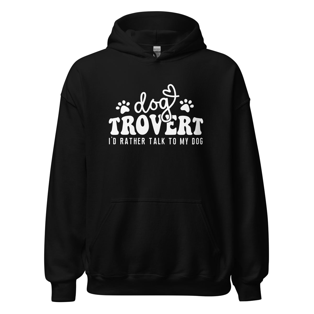I'd rather talk to my Dog Unisex Hoodie-I love Veterinary