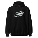 I can't fix crazy but I can sedate it Unisex Hoodie-I love Veterinary