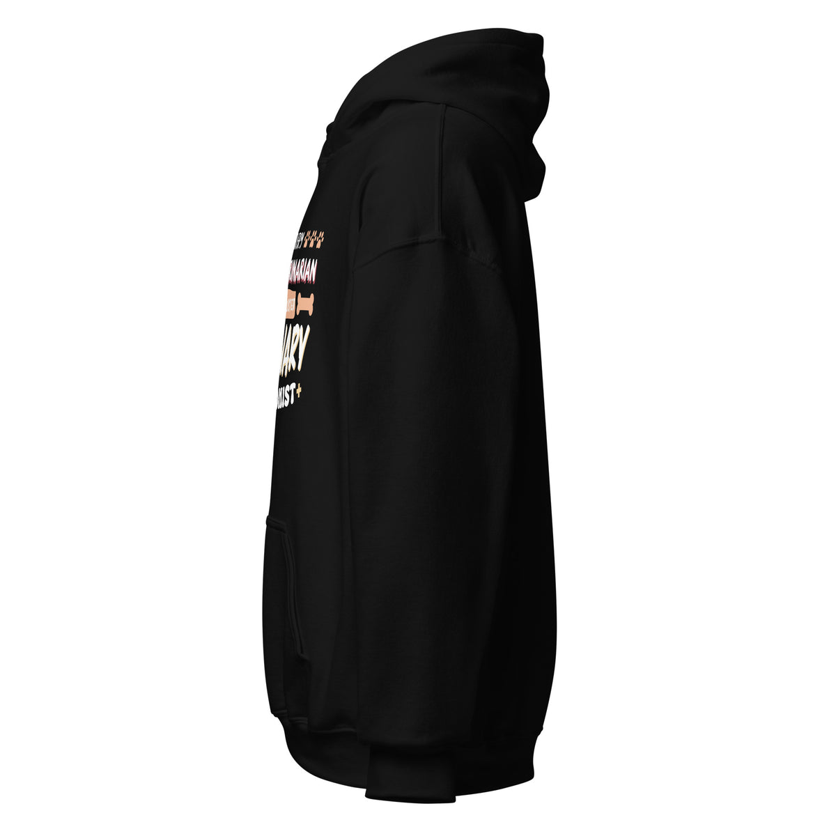 Exhausted veterinary receptionist Unisex Hoodie-I love Veterinary