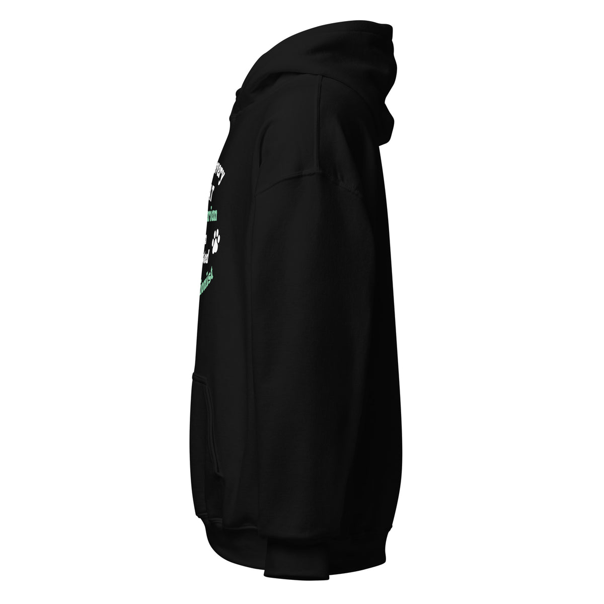 Behind every great veterinarian is an exhausted vet receptionist Unisex Hoodie-I love Veterinary
