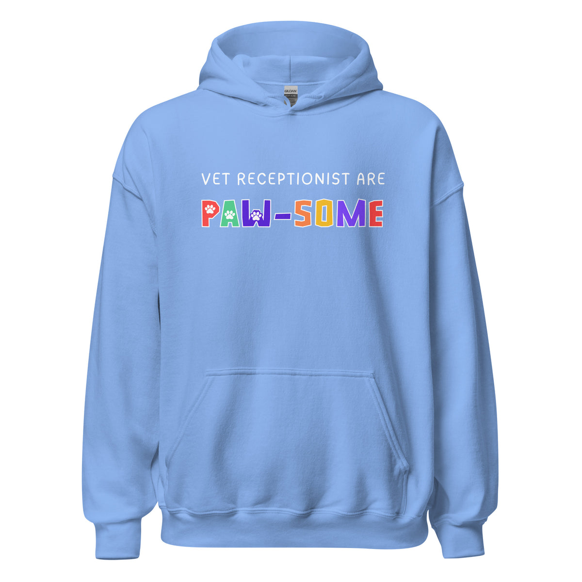 Vet receptionist are paw-some Unisex Hoodie-I love Veterinary