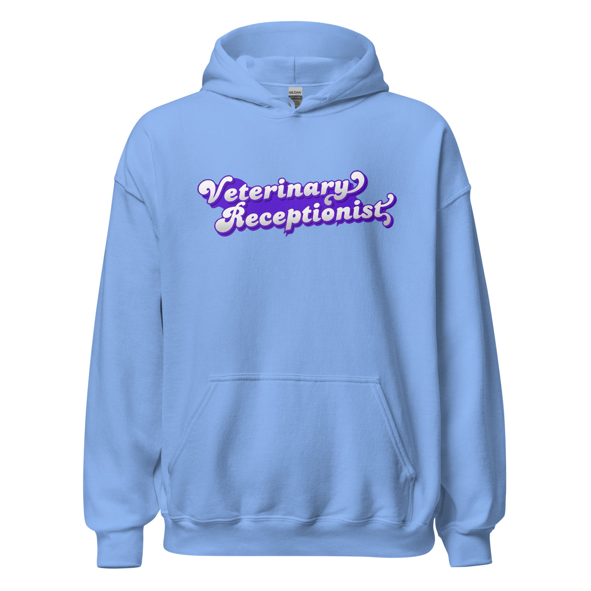 Veterinary Receptionist Unisex Hoodie-I love Veterinary