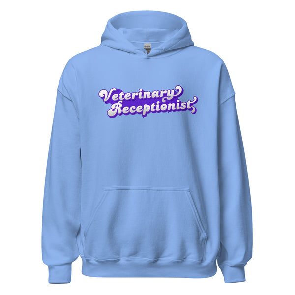 Veterinary Receptionist Unisex Hoodie-I love Veterinary